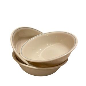 CORELLE Blue Lily Bowls- set of 3